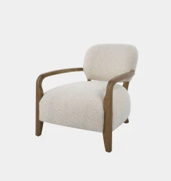 Dell Natural Shearling Lounge Chair