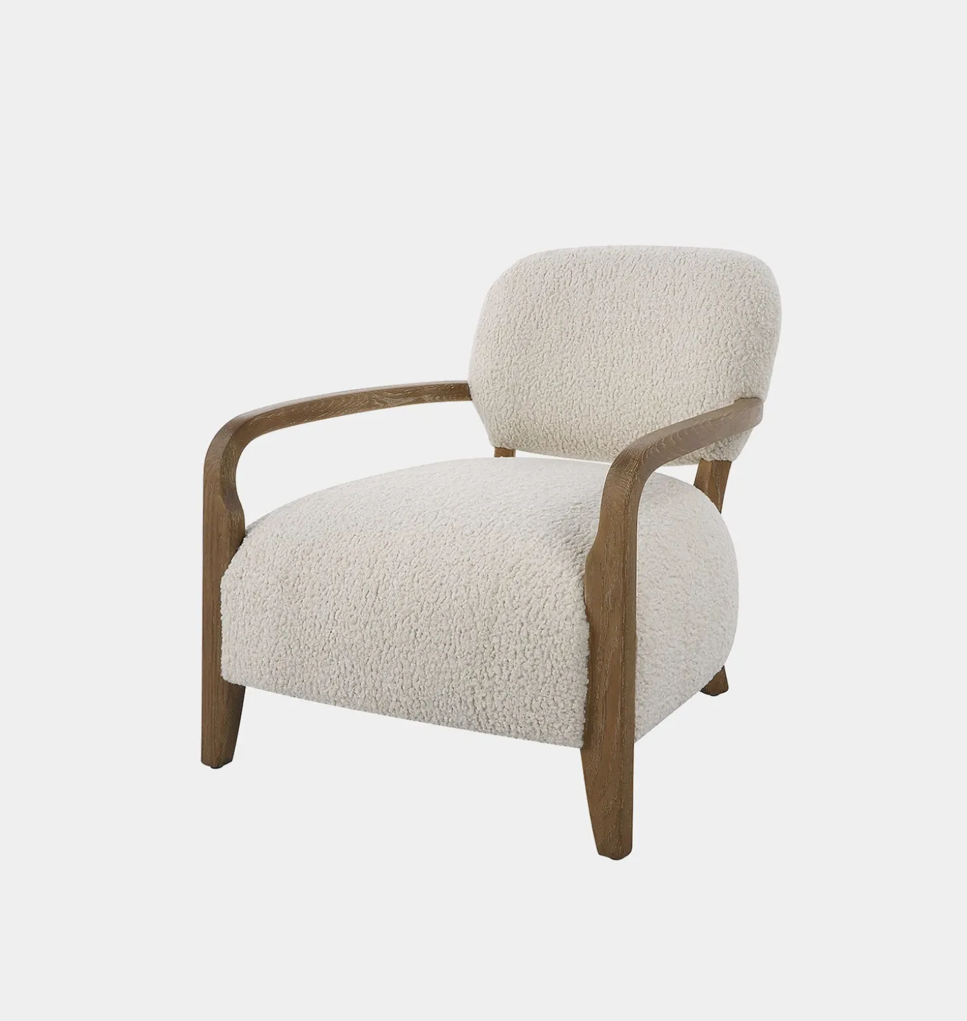 Dell Natural Shearling Lounge Chair