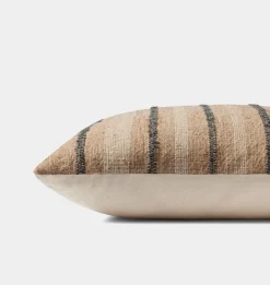 Elowen Pillow 22'' x 22'' Natural / Blue