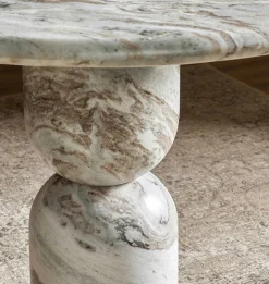 Figueroa Round Marble Dining Table