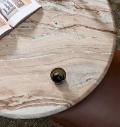 Figueroa Round Marble Dining Table