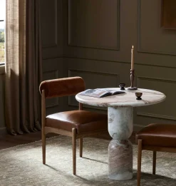 Figueroa Round Marble Dining Table