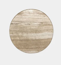 Figueroa Round Travertine Dining Table