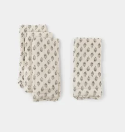 Floral Pattern Napkins S/4