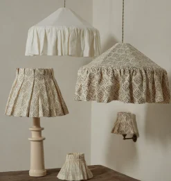 Floral Posy Linen Table Lamp