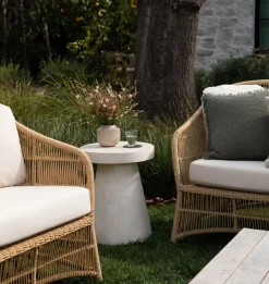 Foley Stone Outdoor Side Table