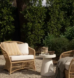 Foley Stone Outdoor Side Table