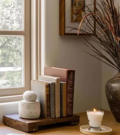 Found Natural Wood Pedestal