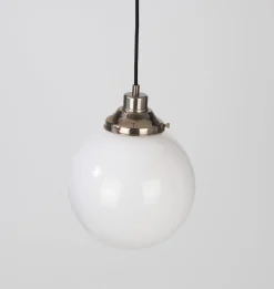 Gentry Opal Glass Globe Pendant Light