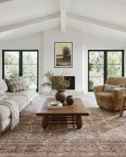 Georgie GER-06 Bordeaux / Antique Area Rug