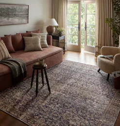 Georgie GER-05 Denim / Spice Area Rug