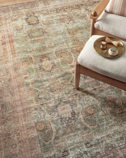 Georgie GER-03 Jade / Sunset Area Rug