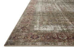 Georgie GER-07 Moss / Salmon Area Rug