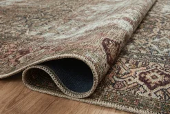Georgie GER-07 Moss / Salmon Area Rug