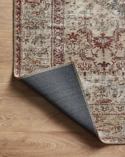 Georgie GER-04 Teal / Antique Area Rug