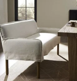 Grant Slipcovered Bench