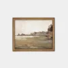 Grassland Landscape Framed Print