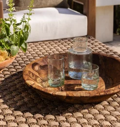 Handblown Dots Glass