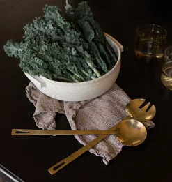Handmade Brass Serving Utensils
