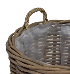 Handwoven Rattan Planter