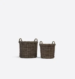 Handwoven Rattan Planter