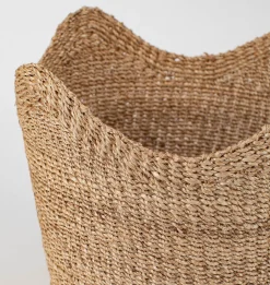 Handwoven Scallop Basket
