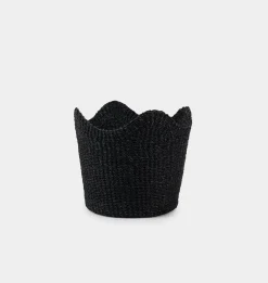 Handwoven Scallop Basket