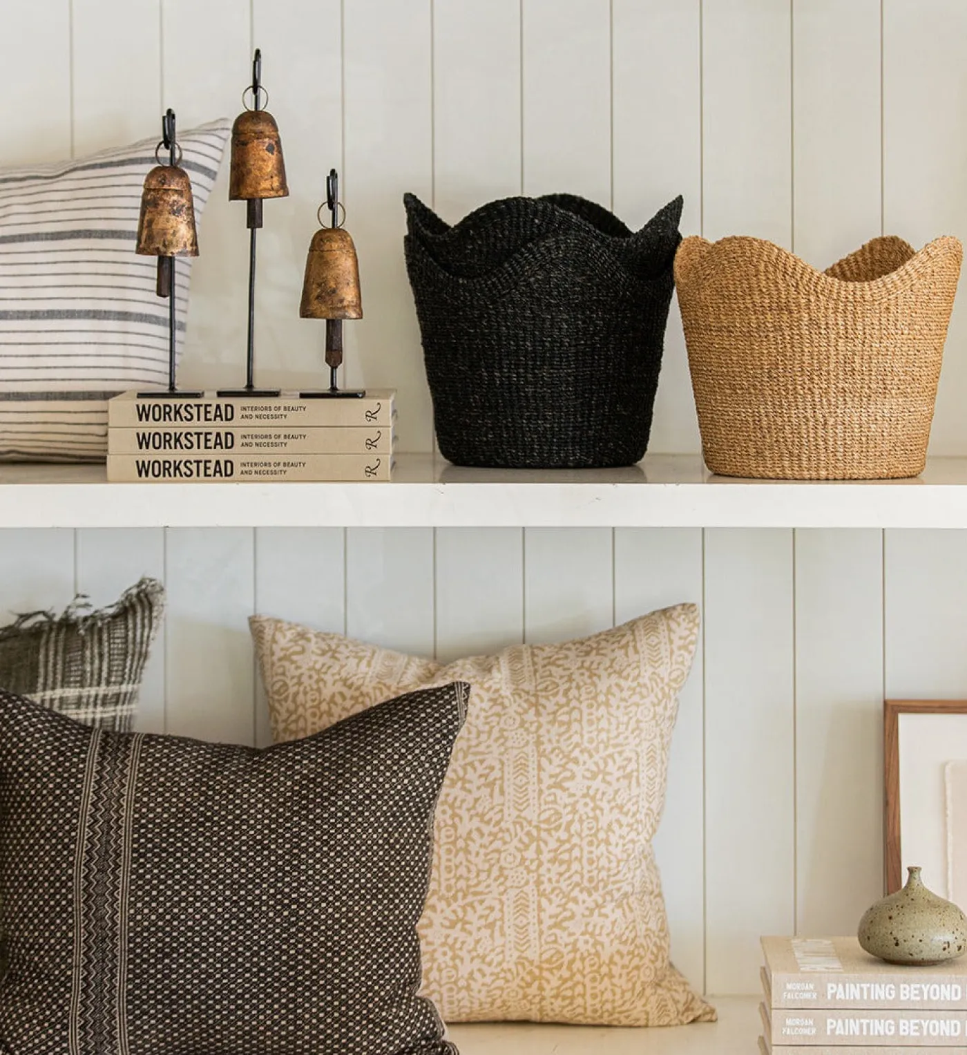 Handwoven Scallop Basket