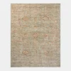 Heritage HER-06 Aqua / Terracotta Area Rug