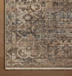 Heritage HER-07 Mocha / Denim Area Rug