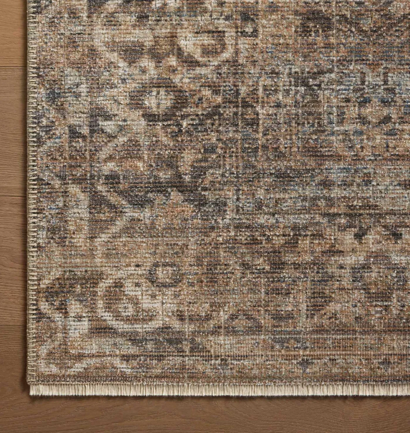 Heritage HER-07 Mocha / Denim Area Rug