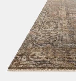 Heritage HER-07 Mocha / Denim Area Rug