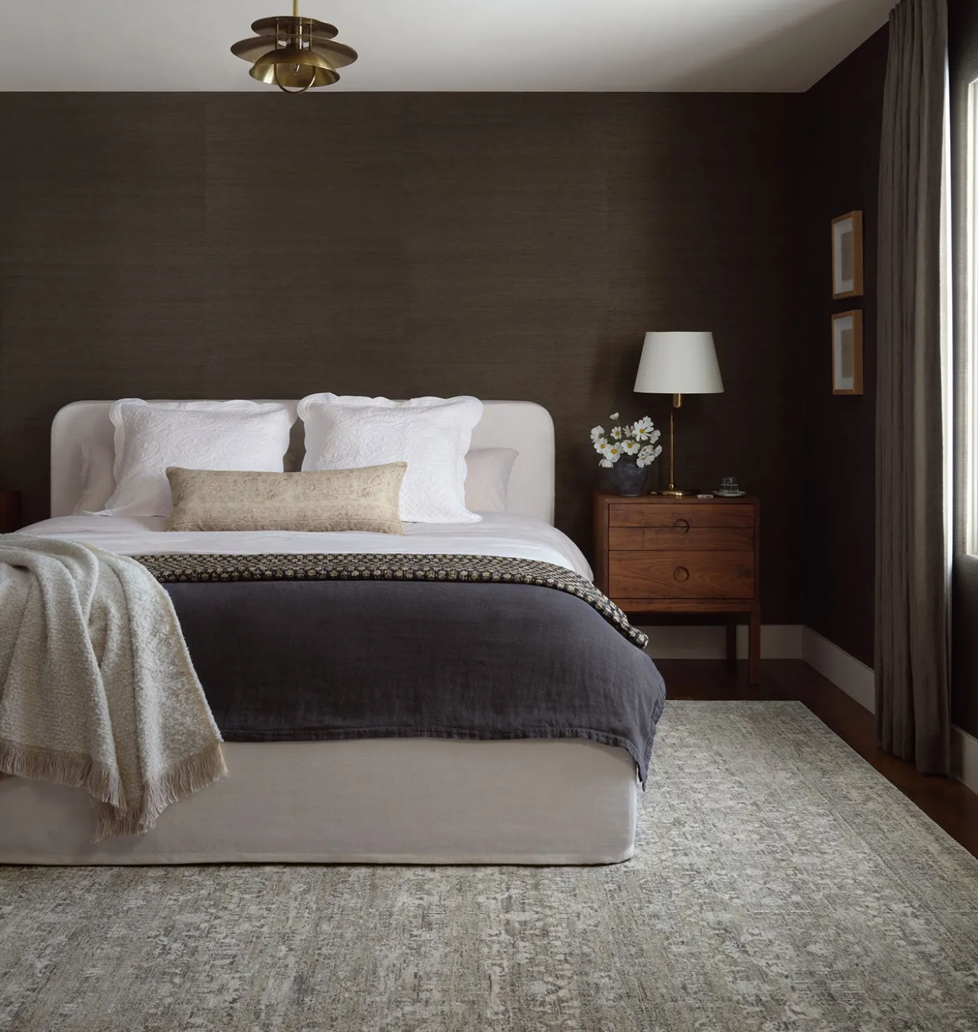 Honora HON-04 Grey / Beige Area Rug