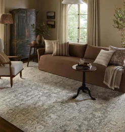 Honora HON-02 Slate / Beige Area Rug
