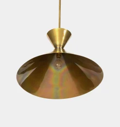 Jasper Brass Pendant