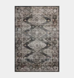 Josie JOS-04 Ink / Earth Washable Area Rug