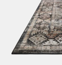 Josie JOS-04 Ink / Earth Washable Area Rug