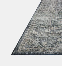 Josie JOS-01 Ocean / Natural Washable Area Rug