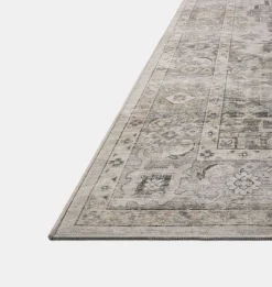 Josie JOS-03 Silver / Natural Washable Area Rug