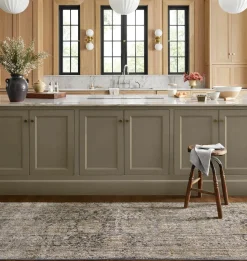 Katherine KES-02 Charcoal / Gold Area Rug