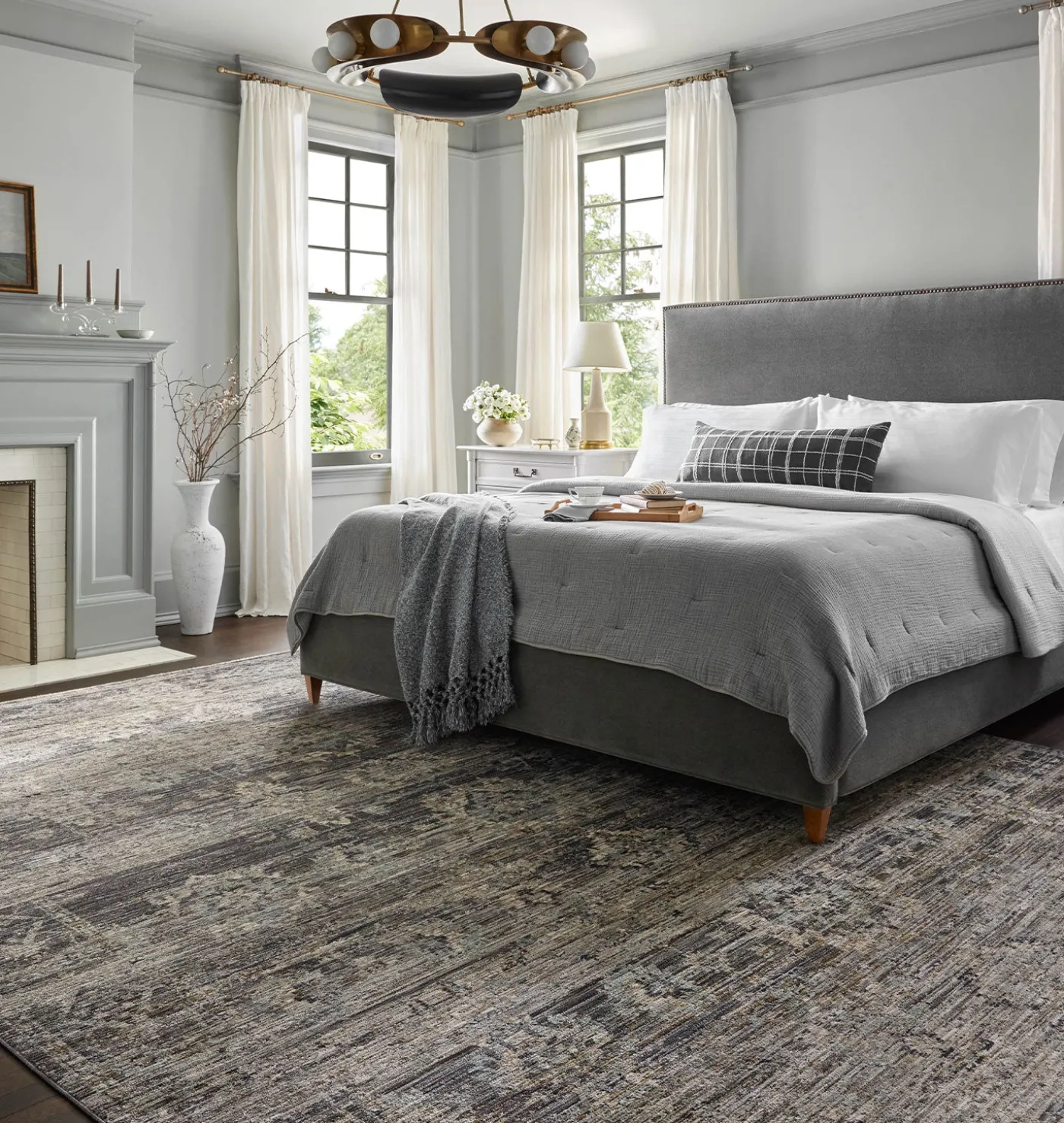 Katherine KES-05 Graphite / Jade Area Rug