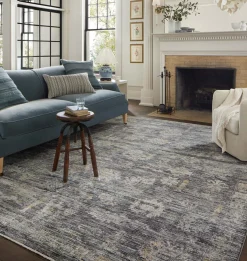 Katherine KES-04 Ink / Jade Area Rug