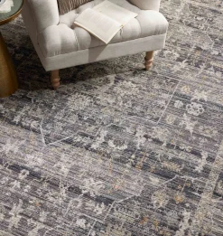Katherine KES-03 Midnight / Tobacco Area Rug