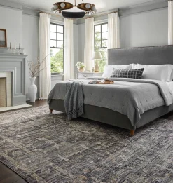 Katherine KES-03 Midnight / Tobacco Area Rug