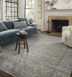 Katherine KES-01 Ocean / Gold Area Rug