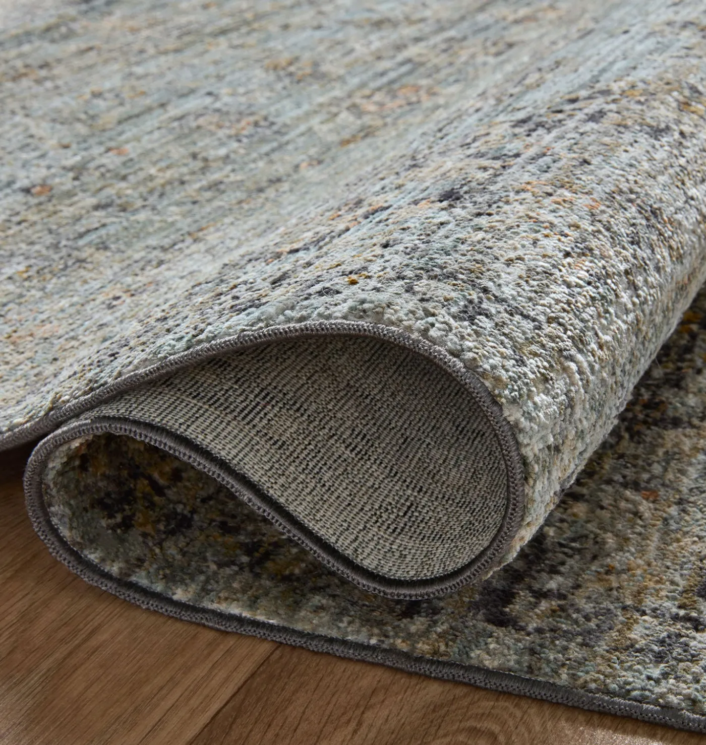 Katherine KES-01 Ocean / Gold Area Rug