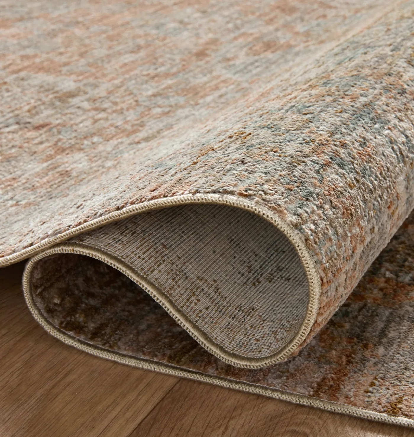 Katherine KES-02 Terracotta / Smoke Area Rug