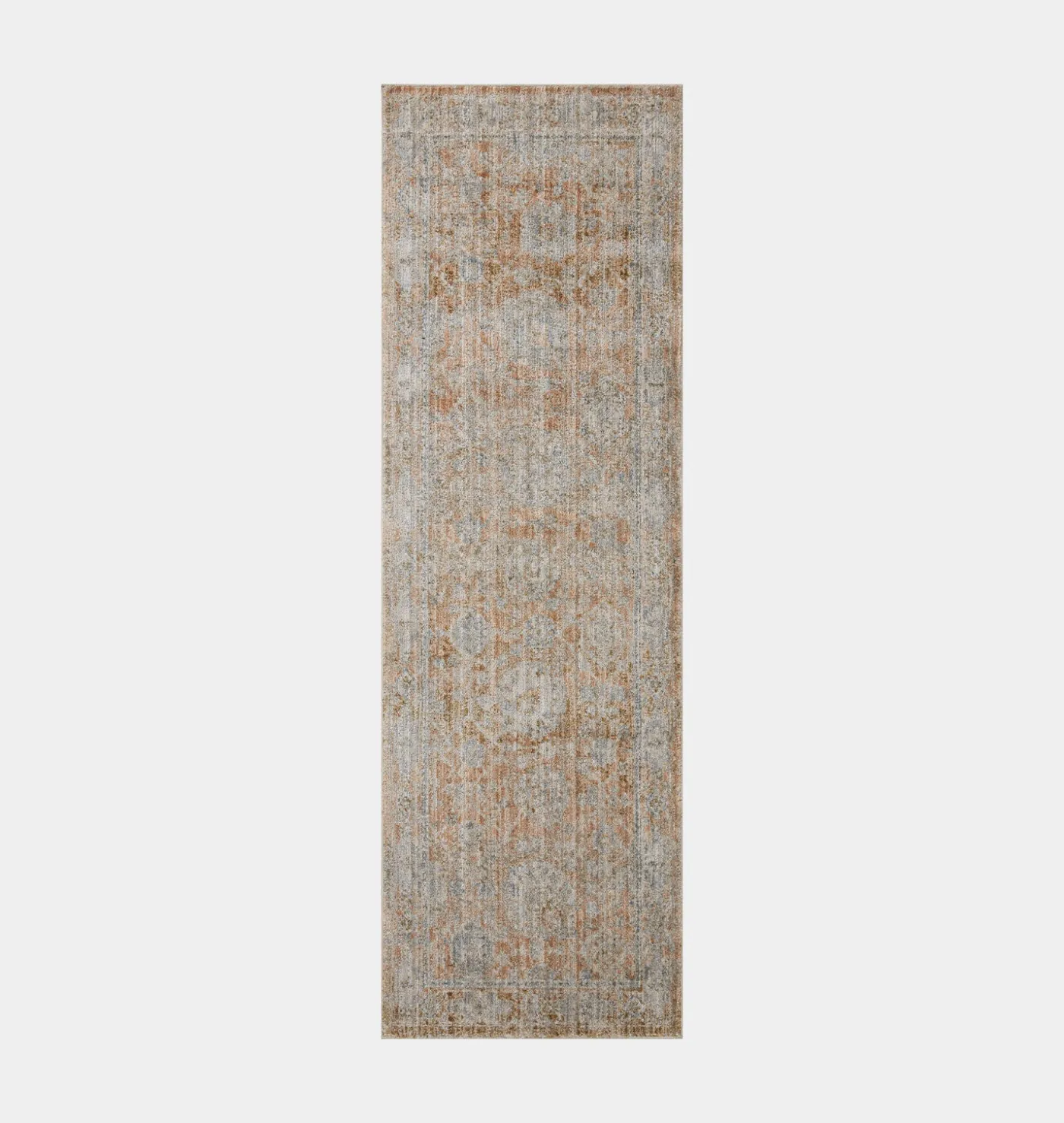 Katherine KES-02 Terracotta / Smoke Area Rug