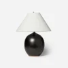 Large Iron Black Orb Lamp