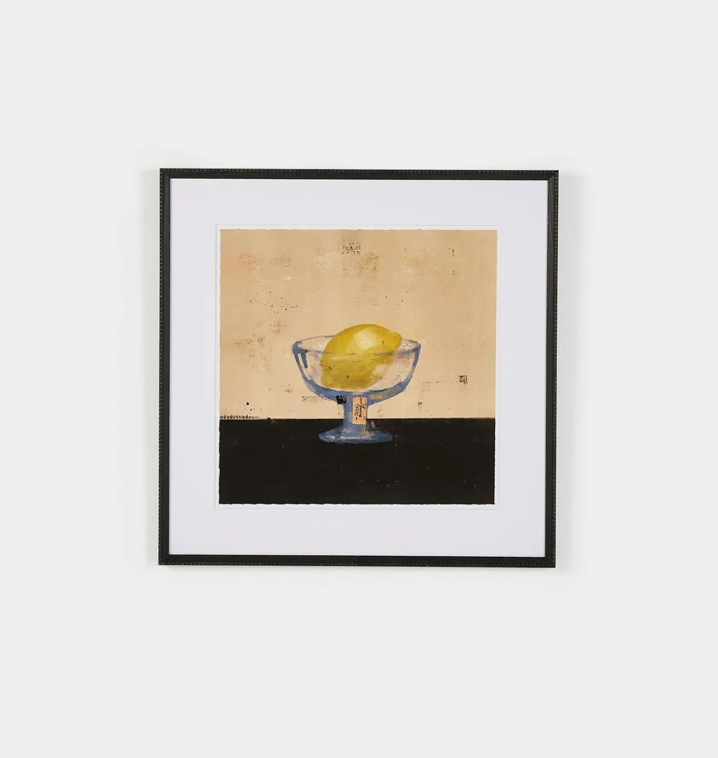 Lemon Cup by Coup D'esprit Framed Print